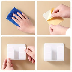 Wall-mounted Storage Rack Adhesive Phone Charging Bracket
