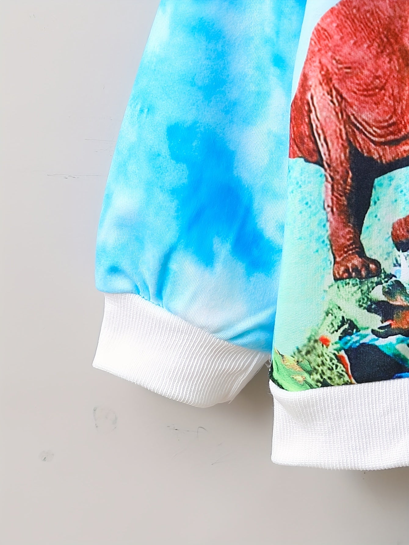 Boys 3D Print Pullover Sweatshirt Long Sleeve Crew Neck Tops