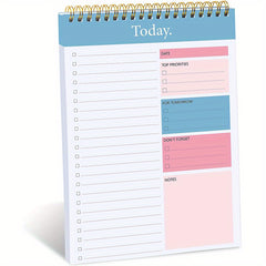 Daily Planner Notepad Undated 90 Pages Tear Off 14 X 21 Checklist