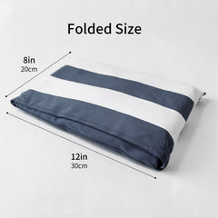 Turbo Quick Dry Pool Chair Cover w/ Pockets for Indoor/Outdoor Swimming
