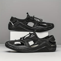Men's Leather Non-slip Sandals Durable Quick Dry Shoes