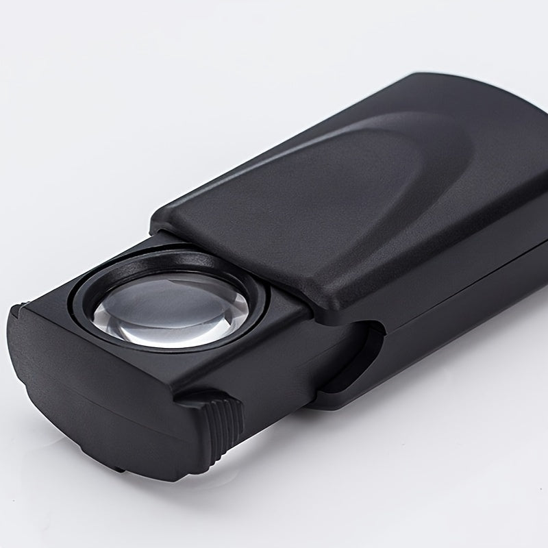 Lighted 30X 21mm Eye Magnifier Loupe With LED Light