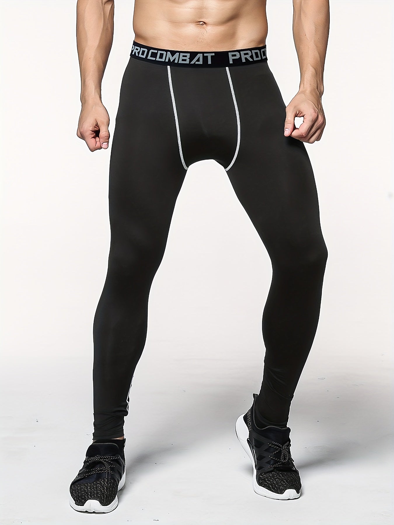 Men's Sports Tight Bottom Pants Autumn Winter Outdoor Running Training Quick Dry