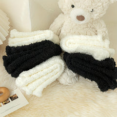 6 Pairs Fuzzy Socks Warm Mid Tube Stockings Women's Hosiery