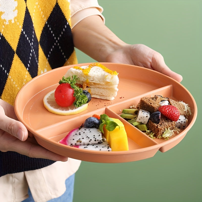 Plastic Dinner Plate for Weight Loss and Picnic