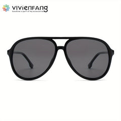 VIVIENFANG Aviator Sunglasses Polarized Lens TR90 Frame Unisex VF2201A