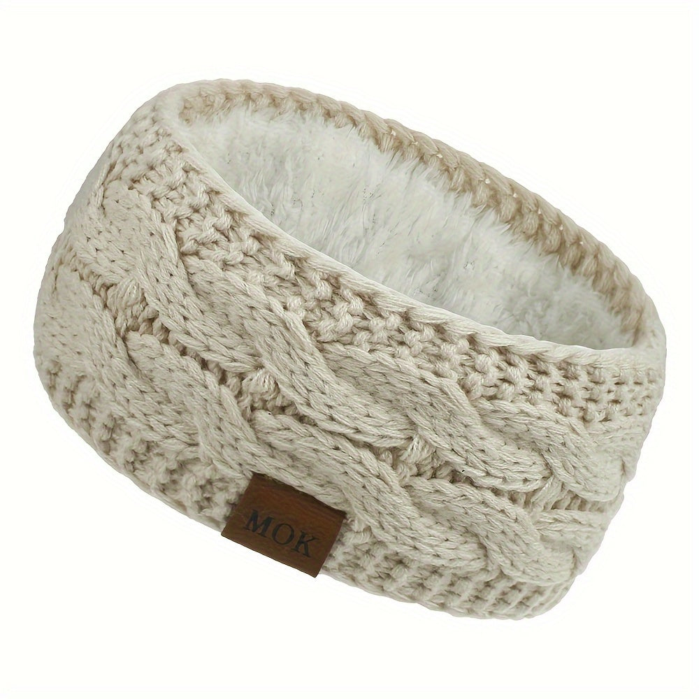 Winter Cable Knit Head Wrap Ear Warmers for Women
