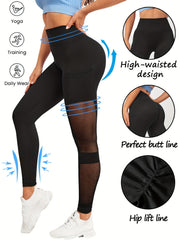 Hollow Breathable Yoga Pants Stretch Leggings