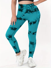 Tie Dye Fitness Yoga Leggings Sport Tight Activewear