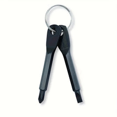 Stainless Steel Portable Screwdriver Key Chain Emergency Tool