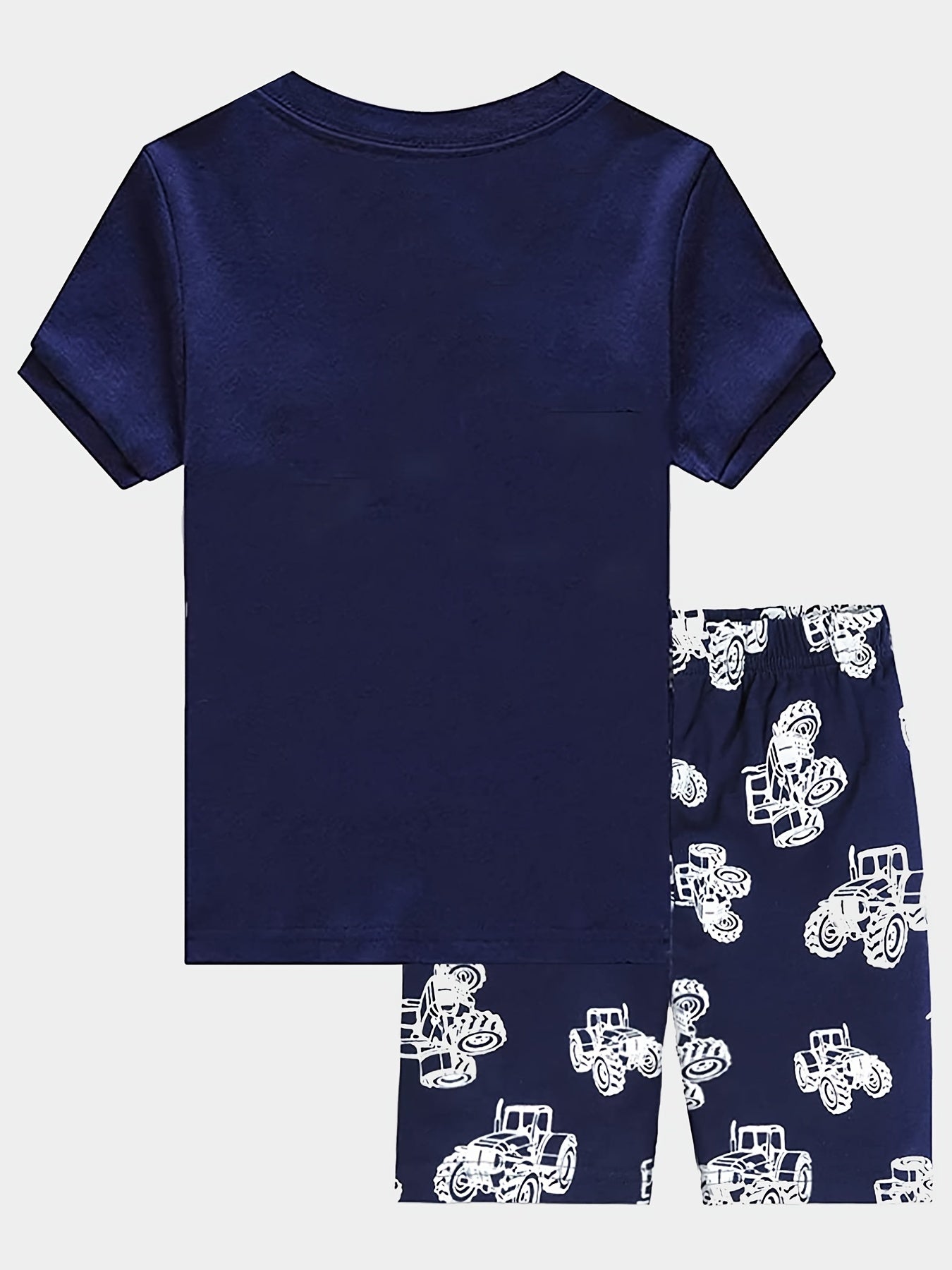 Boys Glow In The Dark Truck Pajama Set