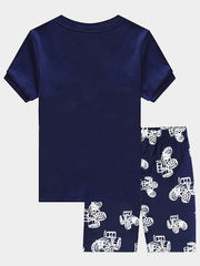 Boys Glow In The Dark Truck Pajama Set