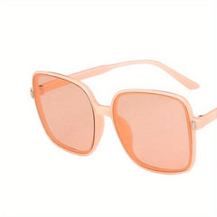 Oversized Square Frame Sunglasses for Women Men Gradient Lens Beach UV400