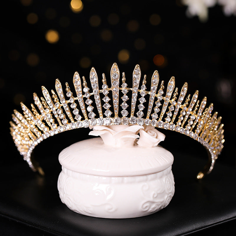 Wedding Crown Hair Jewelry Bridal Hair Accessories Women Baroque Crown