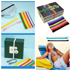 3pcs Colorful Beach Chair Strap Towel Holder