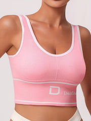 Wirefree Yoga Bra Full Coverage Sports Bra