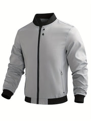 Men's Zip Up Jacket for Outdoor Activities