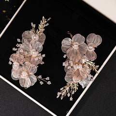 Faux Pearl Crystal Wedding Hair Clip