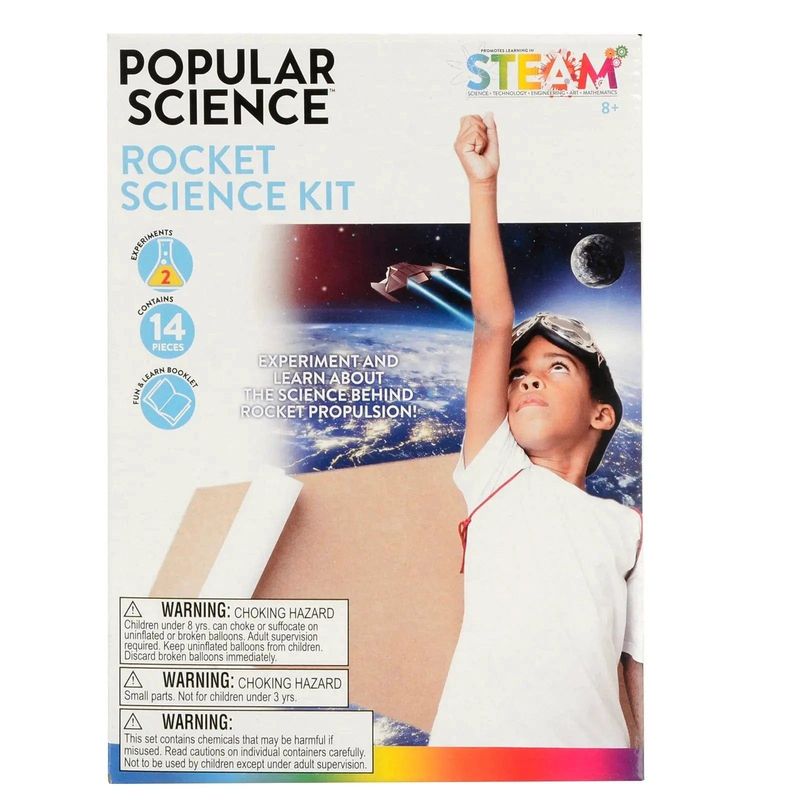 Science Rocket Propulsion Kit with 2 Experiments