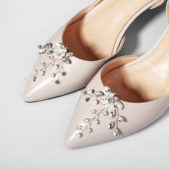 Crystal Pearl Rhinestone Shoe Clips for Wedding Party
