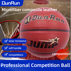 DunRun Standard No 7 Basketball Indoor Outdoor Game Training Ball
