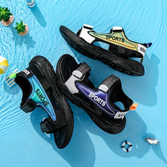 Boys Open Toe Sports Sandals Lightweight Non-slip Outdoor Sandals