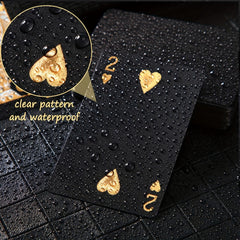 Waterproof Plastic Playing Cards Retro Style