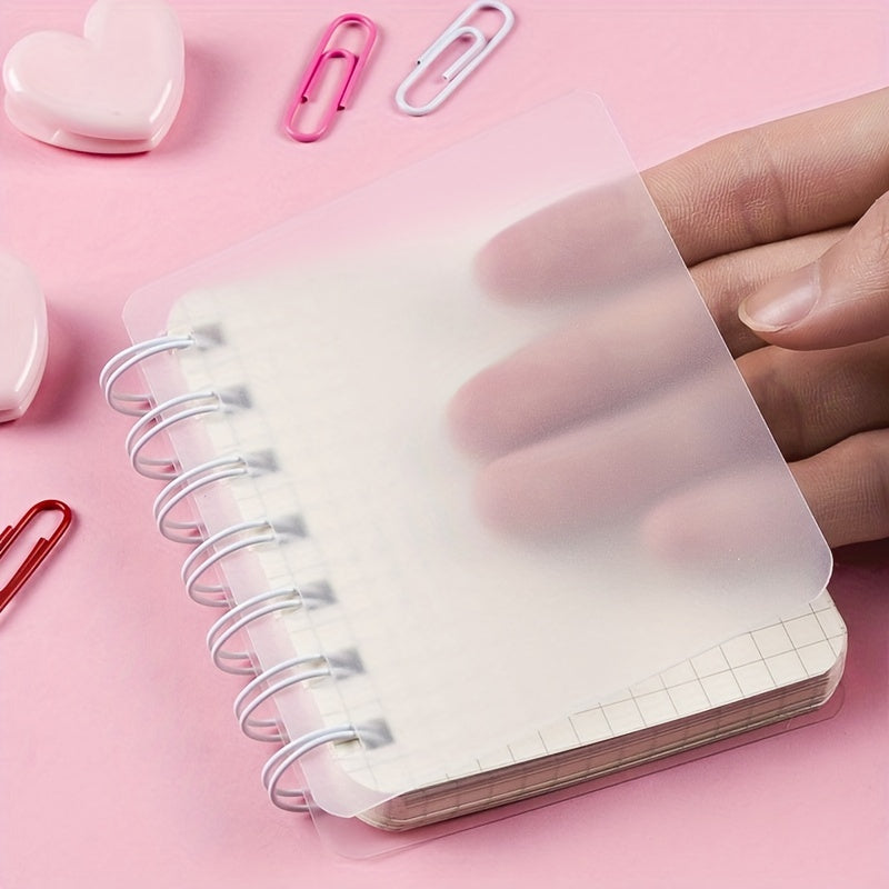 A7 Mini Spiral Notebook Grid Lined Paper