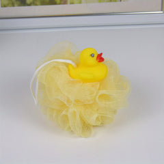 Cartoon Shower Flower Ball Kids' Bath Scrubber and Brush
