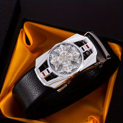 Men's Automatic Buckle Belt - Perfect for Father, Husband, Boyfriend