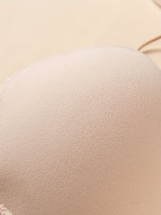 Sexy Bra Solid Lace Molded Cup High Stretch Comfort Bra