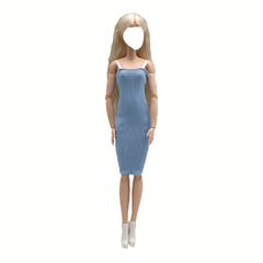 Doll Costume Party Dress 1/6 Doll Accessories Girl Gift No Doll