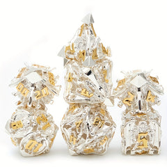 7pcs Metal Polyhedral Dice Set for Role Playing Game