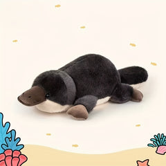 Dark Gray Plush Animal Soft Toy for Sofa & Bedroom Decor