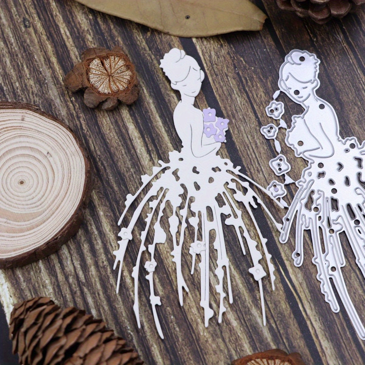 1pc Girl Metal Cutting Die For Card Making DIY Scrapbooking Photo Album