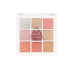 9 Colors Eyeshadow Palette Warm Neutral Multicolor