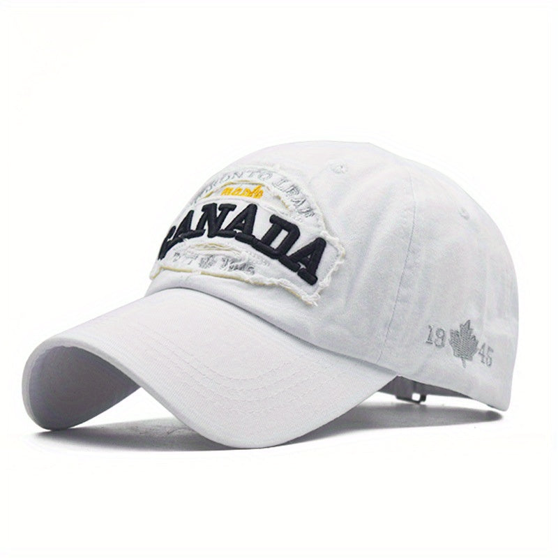 Canadian Embroidered Baseball Cap for Men Women