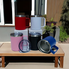 12oz Stainless Steel Insulated Water Bottle Leakproof Vacuum Water Cup