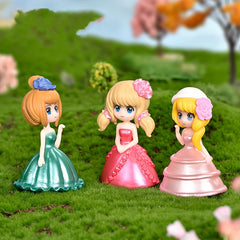 Princess Skirt Girl Micro Landscape DIY Cake Decoration Accessories