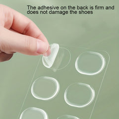 6pcs Silicone Insoles Gel Pad Forefoot Protector Heel Rubbing Pad