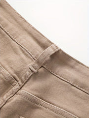 Men's Slim Fit Pocket Jeans High Stretch Denim Pants