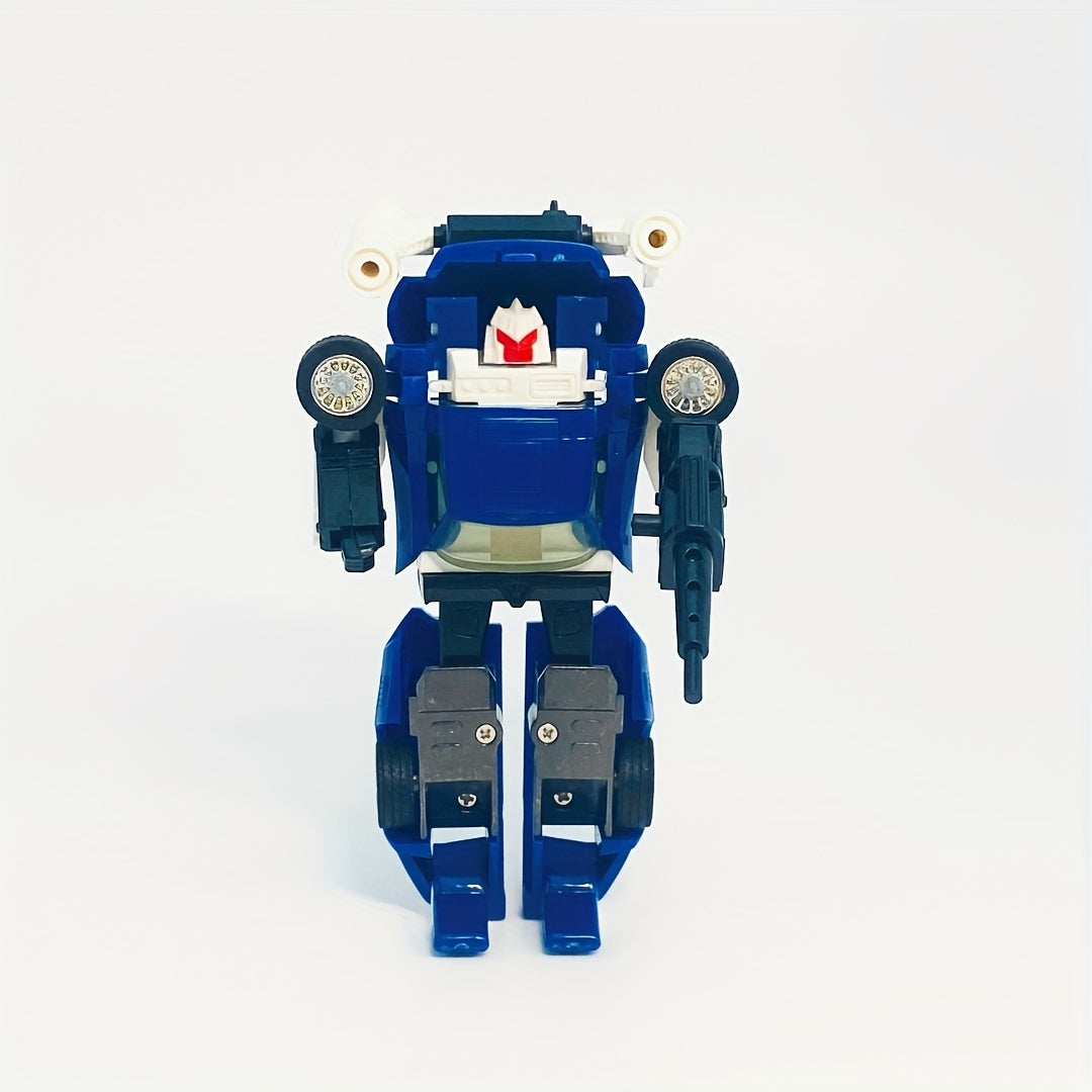 Transforming Race Car to Robot 80s Reissue Toy Set