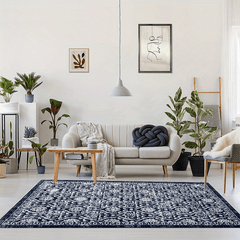 Vintage Oriental Area Rug Traditional Bohemian Floor Carpet