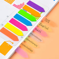 120pcs Colorful Waterproof Index Label Paper Stickers