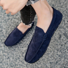 Men's Customizable Faux Leather Loafer Shoes Lightweight Non Slip Driving Shoes