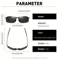 Photochromic Polarized Sunglasses for Men Driving Glasses