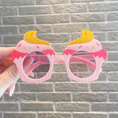 Funny Ice Cream Sunglasses for Kids UV Protection
