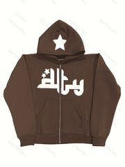 Zip Up Hoodie Long Sleeve Sweatshirt