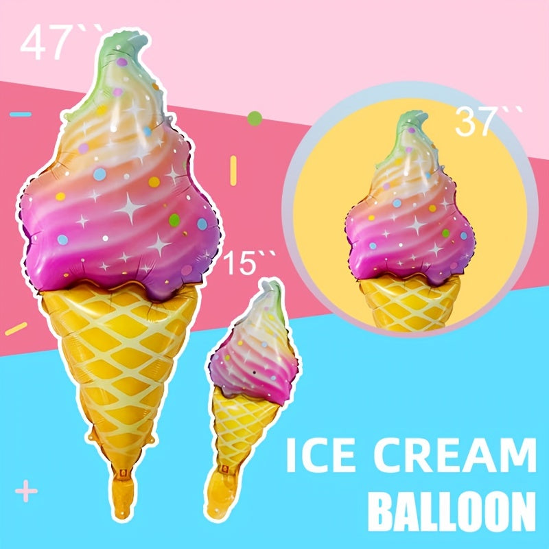 Ice Cream Balloon Toys in 3 Sizes for Party Wedding Birthday Celebration