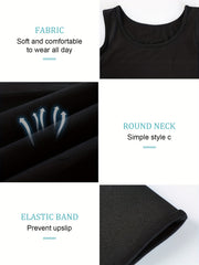 Shaping Tank Top Tummy Control Slimmer Crew Neck Women's Underwear